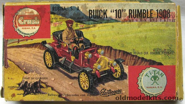 Orange Crush-Revell 1/32 1908 Buick 10 Rumble plastic model kit